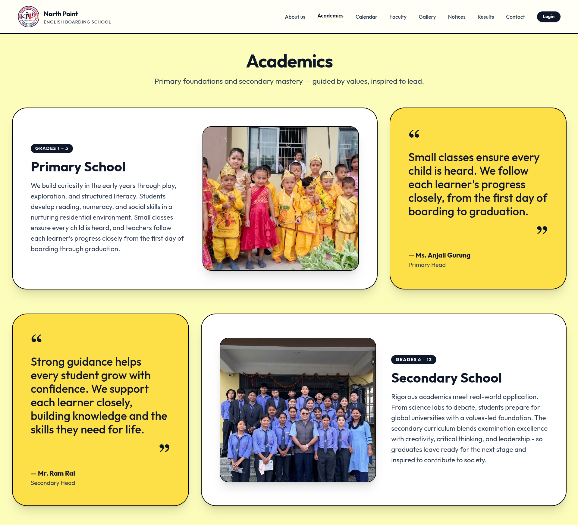 Northpoint School Screenshot